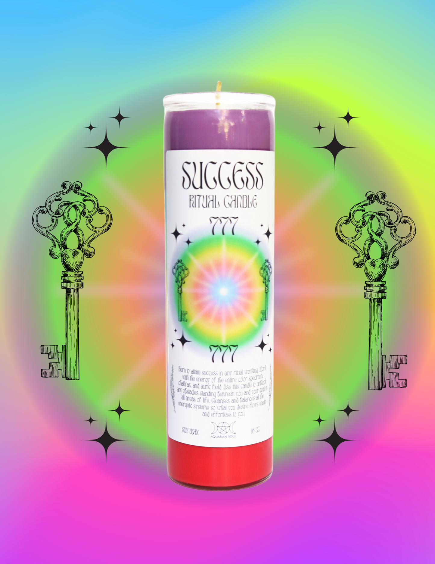 Success 7 Day Ritual Candle
