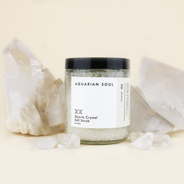 Quartz Crystal Salt Scrub